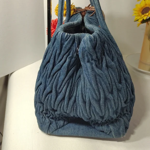 💙MIU MIU Denim Matelasse Bag Bundle - Picture 4 of 11